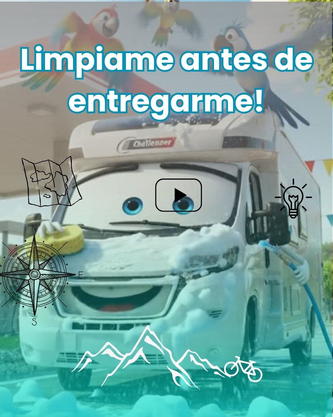 🧹 Límpiame antes de entregarme: Cómo entregar tu autocaravana
