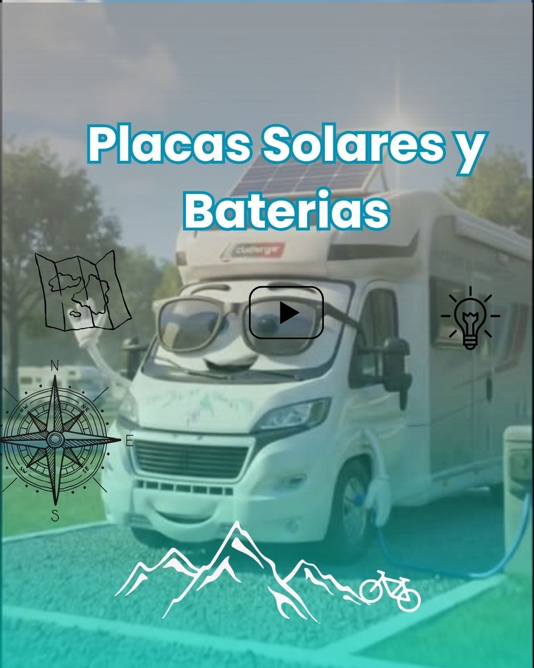 🔋 Energía en tu Autocaravana: Placas Solares y Baterías explicadas